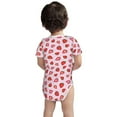 thumbnail image 6 of Rocae Hand Drawn Strawberry for Baby Climbing Clothes Soft Baby Romper for Active Infants Comfortable and Breathable Crawling Jumpsuit Unisex Baby Outfit, 6 of 8