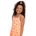 thumbnail image 3 of Moana Girls Active Sleeveless Dress with Built-In Shorts, Sizes 4-12, 3 of 8