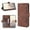 Brown, variant on Pixel 6 Wallet Case, Flip Folio Stand PU Leather Protective Magnetic Bumper Soft TPU Shockproof Phone Case for Google Pixel 6, Brown