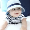 thumbnail image 3 of Bullpiano Baby Boys Girls Outdoor Cute Bucket Hats Caps Kids Beach Sun Hat Headwear, 6-24 Months, 3 of 5