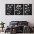 thumbnail image 4 of Hieng Colorful Wildflower Canvas Wall Art Set Of 3 Flowers Pictures Prints Flowers Printing Floral Watercolors Flower wall Decor, 4 of 5