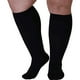 thumbnail image 5 of Calcetines de compresión Minnieouse Cuidado de la salud hasta la rodilla Negro/Cubierta del dedo del pie 4XL 2Conjunto, 5 of 6