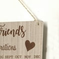 thumbnail image 5 of Family Birthday Board Plaque DIY Hanging Wooden Birthday Reminder Calendar A, 5 of 5