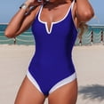 thumbnail image 6 of WAYUTE Womens One Piece Swimsuits Casual Athletic Swimsuit Slim Fit Monokini for Swimming Beach Wear Tummy Control Bathing Suit, 6 of 6
