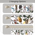 thumbnail image 6 of Topfinel Fancy Hummingbird Patterned Curtain,White Curtains for Living Room, Thermal Insulated Blackout Curtains for Bedroom, Floral Vintage Lemon Curtains 72 inch Length 2 Panels Set, 6 of 11