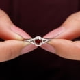 thumbnail image 3 of Split Shank 0.60 Ctw Round Garnet Gemstone 925 Sterling Silver Solitaire Ring Rope Frame for Women | Wedding, Engagement Bridal Rings | Mothers Day Gift_6.5, 3 of 5