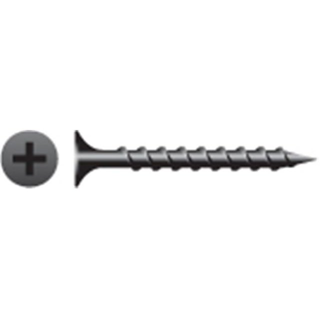 6 x 1.75 in. Phillips Bugle Head Screws Coarse Thread Phosphate Coated Box of 800