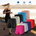 thumbnail image 3 of Women Women 2-in-1 Running Shorts Quick Drying Breathable Active Training Exercise Jogging Cycle Shorts with Longer Liner, 3 of 7
