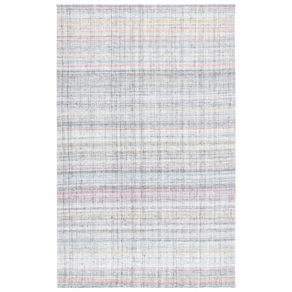 SAFAVIEH Marbella Belize Striped Area Rug, Red/Ivory, 4' x 6'