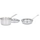 thumbnail image 1 of Batería de cocina Cuisinart: cazo de 1.5 qt y sartén de 20 cm, 1 of 5