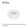 thumbnail image 3 of Uxcell 10Pcs T Type Rubber Grommet Mount Dia 29mm 36x19x13mm Seal Protection Flexible Hole Plugs Cable Pipe White, 3 of 5