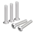 thumbnail image 1 of Unique Bargains Vis de Machine à Tête Ovale M5x30mm, Lot de 50 Vis à Tête Fraisée Légèrement Relevée en Acier Inoxydable 304, 1 of 5