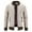 Beige, variant on Men's Sweater Coat Zip Front Casual Long Sleeve Outdoor Knitted Wool Jacket for Autumn Winter Seasons