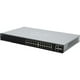 Cisco Small Business Smart SG200-26FP - Commutateur - Géré - 24 x 10/100/1000 (poe) + 2 x gigabit sfp - bureau, montage en rack - poe (180 W) – image 2 sur 2