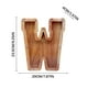 thumbnail image 5 of Lata de ahorros de madera con letras en inglés, lata de ahorros de vidrio transparente, alcancía, 5 of 6