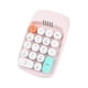 thumbnail image 1 of Teclado numérico inalámbrico DENGXMXG retro de máquina de escribir 18 teclas Mini Teclado Bluetooth 2.4 Ghz rosa, 1 of 5
