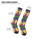 thumbnail image 2 of Balery Mardi Gras4 Calcetines novedosos Calcetines deportivos Calcetines hasta la rodilla Calcetines de algodón Calcetines originales y geniales, 2 of 6