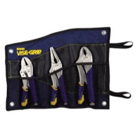 IRWIN 76KBT - Fast Release 3 Pieces Locking Pliers Set