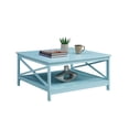 thumbnail image 3 of Convenience Concepts Oxford 36" Table Basse Carrée en Bois Vert Menthe, 3 of 3