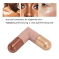 thumbnail image 3 of Surligneur Liquide à Double Extrémité Contour et Surligneur, Conception de Tube Pliable, Deux Couleurs, 3 of 7