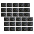 thumbnail image 6 of 50pcs 7.27x5.31 Inch Card Envelopes V Flap Envelopes With Gold Border For Graduation Invitation Wedding Greeting Cards Black, 6 of 7