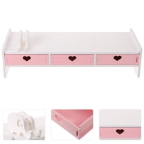 GOOHOCHY  White Monitor Office Desk Stand Elevator Computer Screen Riser for