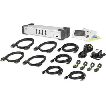 4PORT USB3.0 4K DP KVMP SWITCH SUPPORT UP TO 3840X2160 30HZ