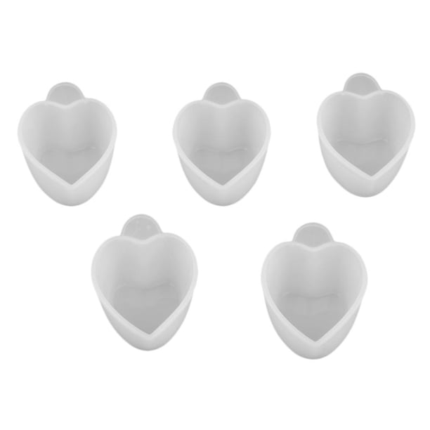 5x Copas de de resina Silicona Fabricación de joyas Herramientas adhesivas Reutilizables