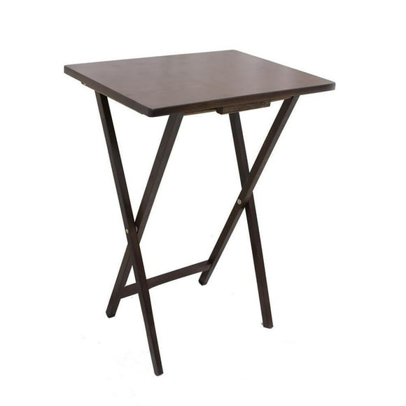 Mesa Plegable Mainstays de Madera Chocolate