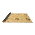 thumbnail image 2 of Ahgly Company Indoor Round Oriental Brown Modern Area Rugs, 5' Round, 2 of 4