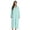 Mint, variant on Plush Zipper Lounger Robe for Women