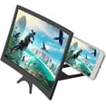 thumbnail image 1 of Phone Screen Magnifier Enlarger, 12" Foldable 3D Screen Smart Phone Amplifier Zooms 3-4 Times with Curved Surface Design, Magnifier Film for All Smart Phone, 1 of 5