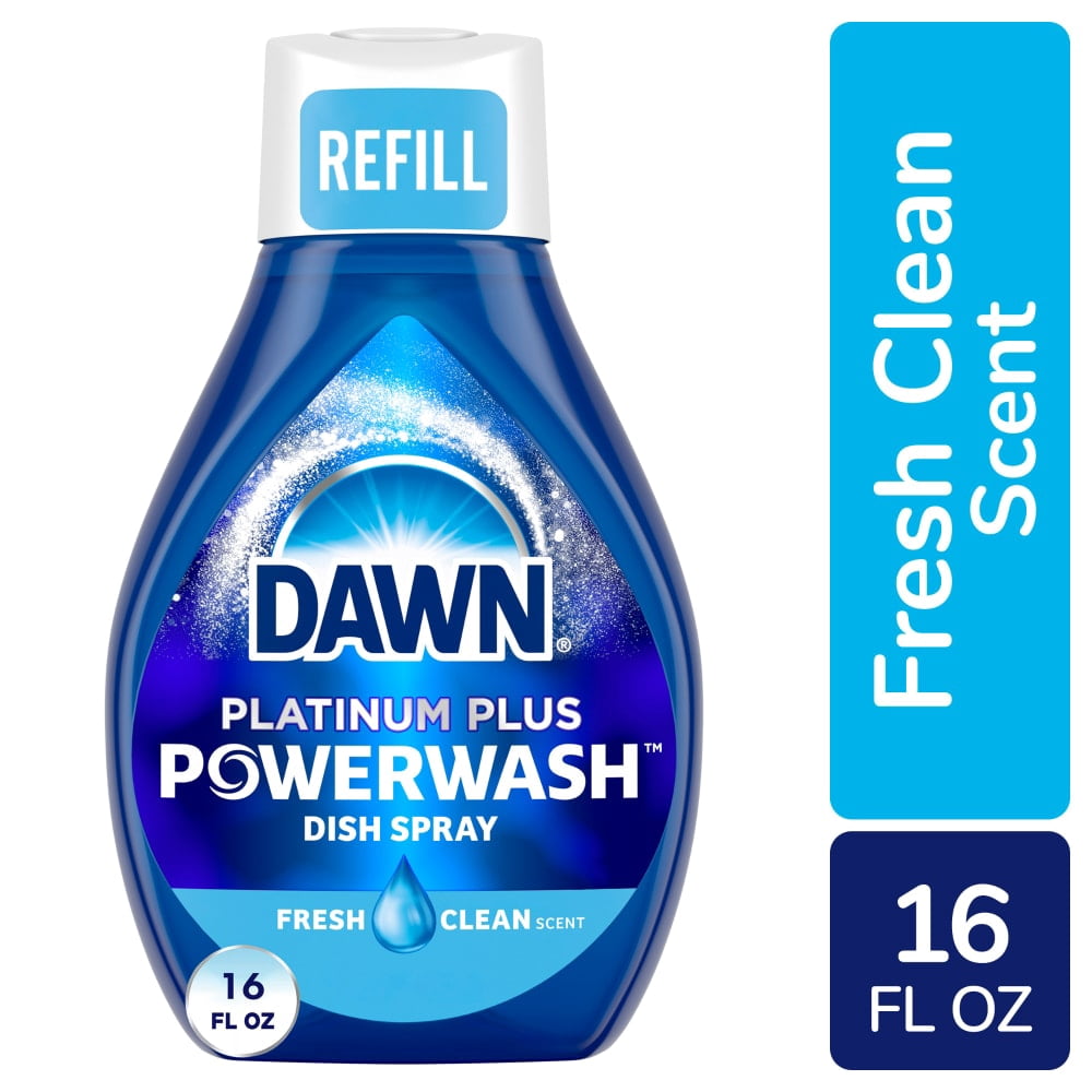 Dawn Platinum Powerwash Fresh Scent Spray Dish Soap Refill 16 fl oz - 3 count