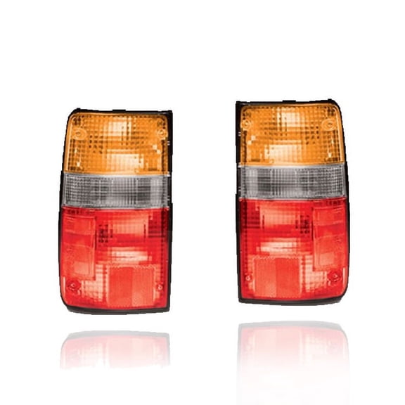 Tail Light Lens - Eagle Eye Fit/For 89-95 Toyota Pickup 2/4WD (Excluding 4Runner) - Pair, Left Driver   Right Passenger Set - 8155189166, 8156189166
