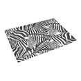 thumbnail image 3 of MKHERT Black Zebra Doormat Rug Home Decor Floor Mat Bath Mat 23.6x15.7 inch, 3 of 3