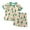 Green, variant on Kids Clothes Girls Crewneck Short Sleeve Print T-Shirt and Shorts Cute Clothes Outfit Set