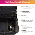 thumbnail image 3 of Byootique Rolling Makeup Train Case w/ Backpack Travel Barber Cosmetic Storage, 3 of 10