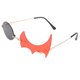 thumbnail image 1 of unbranded 1Par Gafas Sol Negros Con Lentes Transparente Definición Para Fiesta, 1 of 8