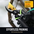 thumbnail image 3 of Ultra Sharp Japanese Steel Pruning Shears - Cuts 3X Easier, Weak Hand Arthritis Clippers, Rust-Resistant Titanium Coated Pruner, Effortlessly Cuts 3/4 Inch, 3 of 5