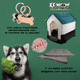 thumbnail image 3 of KE WOOW Casa Térmica para Mascotas, Ideal para Viaje, Abatible, Grande, Incluye Colchón y Placa Personalizada, Color Azul KE WOOW Casa térmica colapsable, 3 of 11