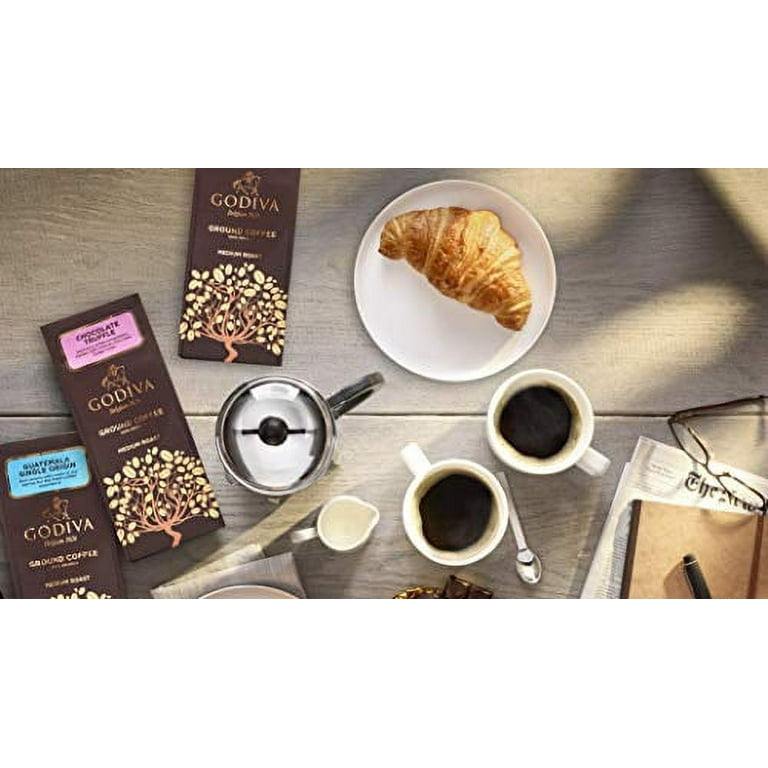 GODIVA 12417 Chocolatier Assorted Hazelnut Ground Coffee