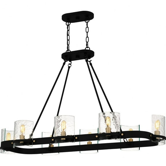 Quoizel Lighting - Gloucester - 8 Light Linear Chandelier-25 Inch Tall and 42