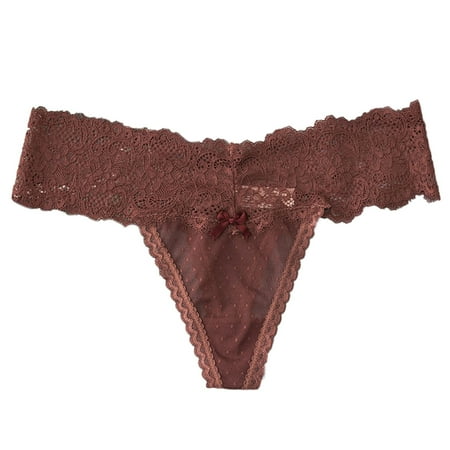 Boy Shorts Panties Panties for Women French Cut Women s Sexy Lace Transparent Thong Low Waist Sexy Underwear Thong Underwear