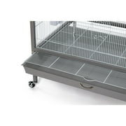 Prevue Pet Products Charming Aviary Flight Cage Jumbo Bird Cage with Rolling Base