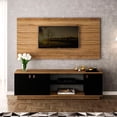 thumbnail image 1 of Mesa para Televisión Mobi Muebles Modelo Cianita Color Oak-Negro, 1 of 4