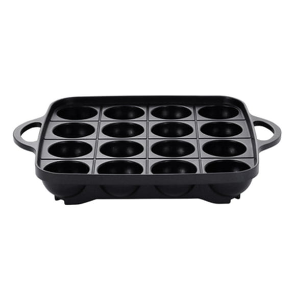Octopuses Meatball Pan Kitchen Cookware 16 Hole Aluminum Grills Pan Cooking Plate