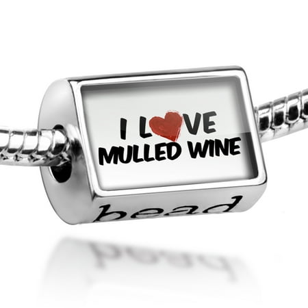 Bead I Love Mulled wine Cocktail Charm Fits All European (Best Wine For Making Mulled Wine)