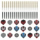 thumbnail image 5 of Juego de dardos con punta de acero de 18 piezas de la colección Pro con elegantes plumas para fitness en interiores, 5 of 8