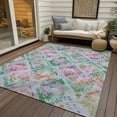 thumbnail image 6 of Addison Rugs Chantille Indoor/Outdoor Transitional Diamonds Lavender Washable Rectangle Rug, 8' x 10', 6 of 6
