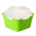 thumbnail image 1 of Bandeja de Inicio de semillas Frescas Zulema con Tapa verde, 1 of 8